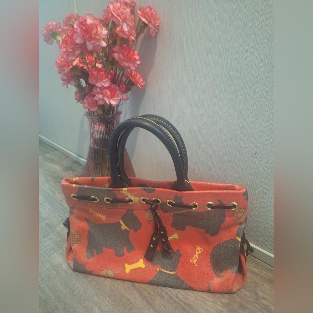 Vintage Dooney And Bourke Scottish Dog Purse